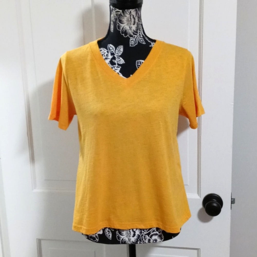 🆕️ 🌞Eileen Fisher🌞 - Mango S/S V-Neck Tee